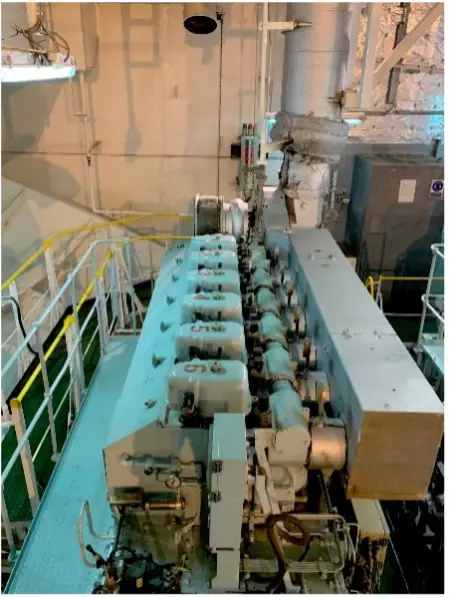 Generator at VLCC in engine room