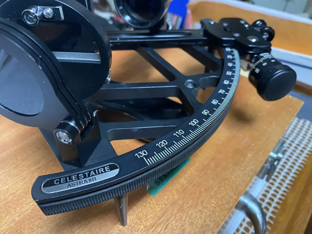 Sextant the graduated arc