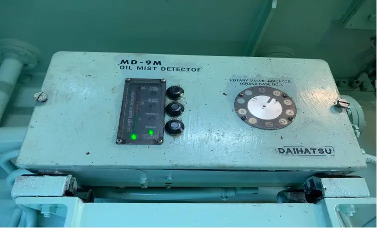 crankcase safety device oil mist detector